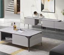 BỘ BÀN SOFA MẶT ĐÁ & KỆ 206-13