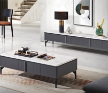 BỘ BÀN SOFA MẶT ĐÁ & KỆ 2872