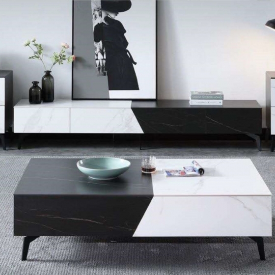 BỘ BÀN SOFA CAO CẤP VÀ KỆ TIVI CJ06/TV06