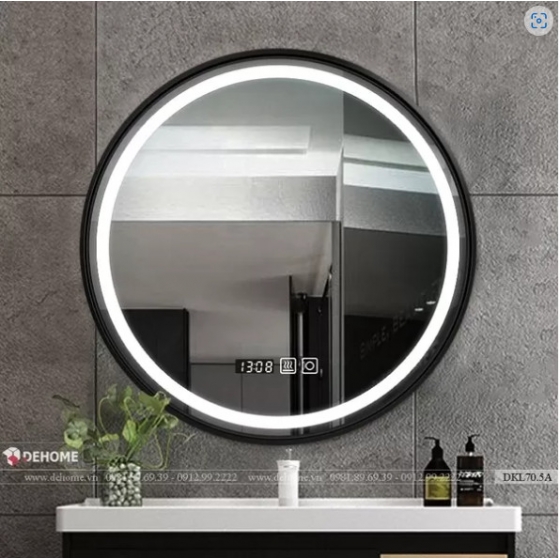 Gương Khung Kim Loại Đèn Led Nhà Tắm Cao Cấp DKL70.5A